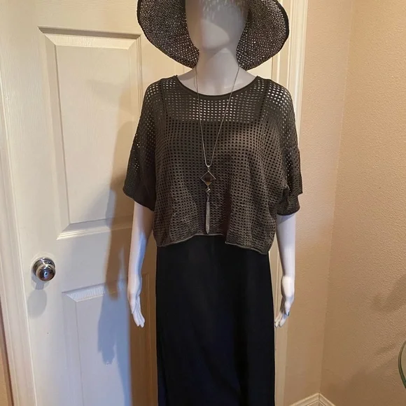 Olive green Crop light weight sweater - Picture 1 of 5